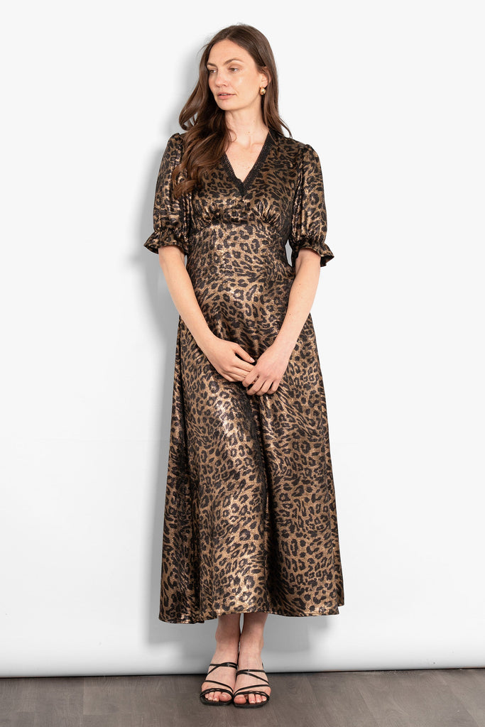 elise-v-neck-tea-dress-bronze-leopard-midi-length