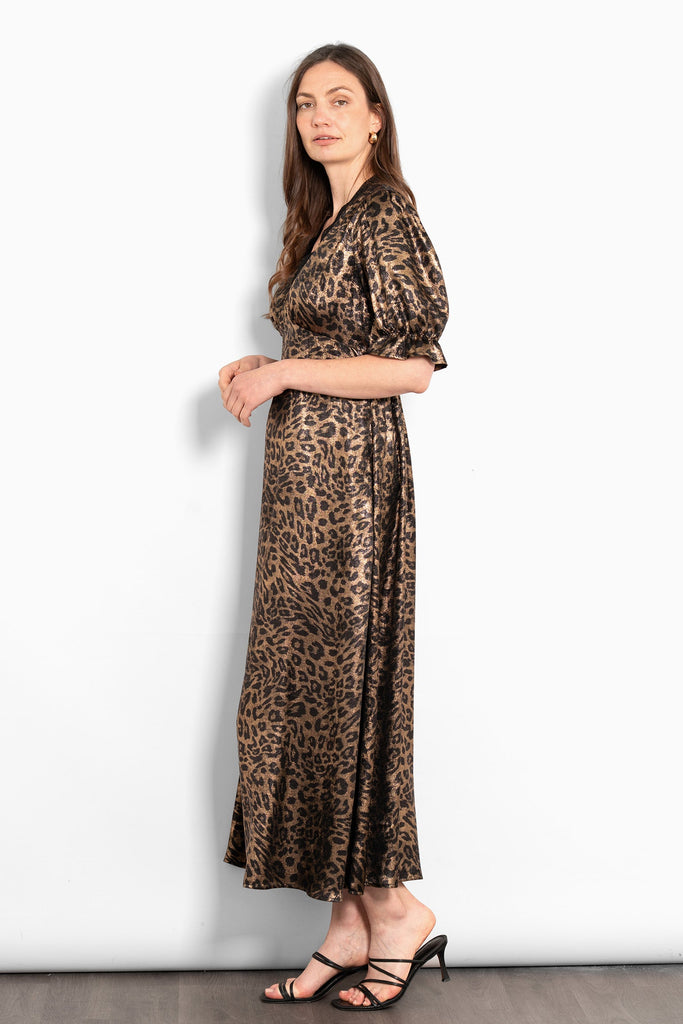 elise-v-neck-tea-dress-bronze-leopard-puff-sleeves