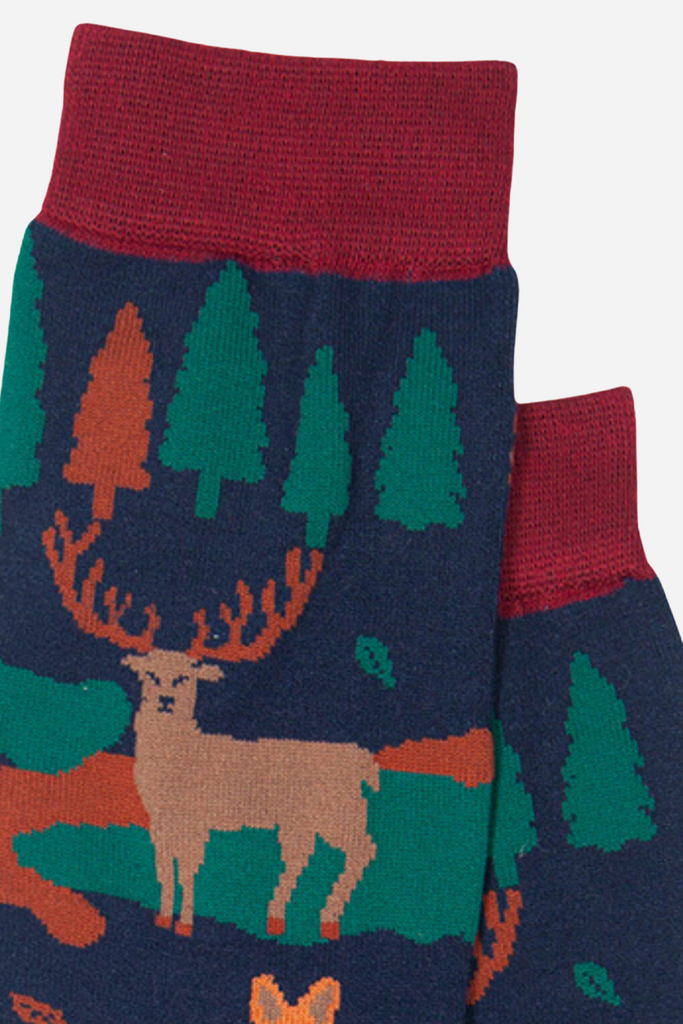 close up of the fox and stag