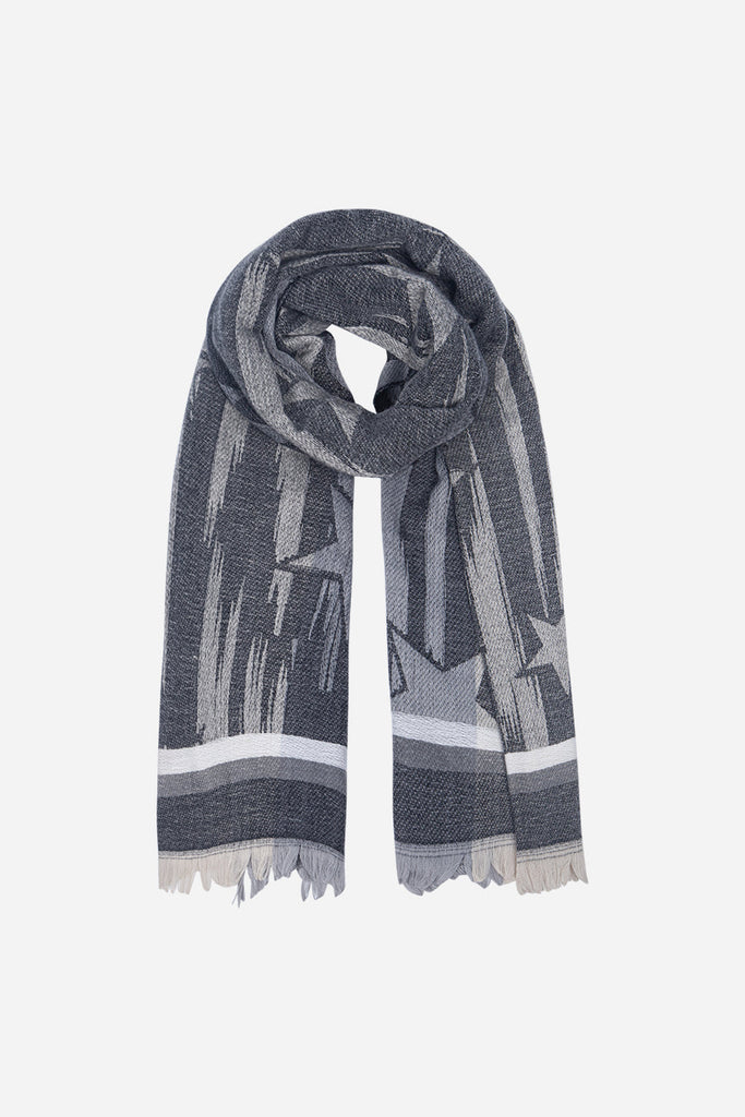 heavyweight-scarf-black-brushstroke-star-laying-flat
