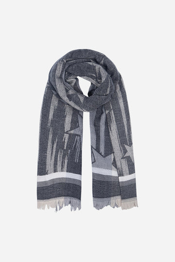 heavyweight-scarf-black-brushstroke-star-laying-flat
