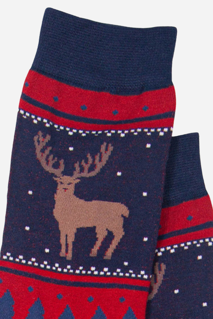 close up of the stag print pattern