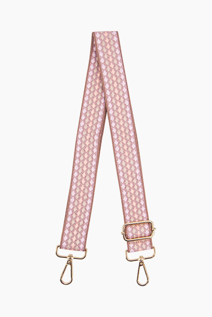 hayden-woven-bag-strap-light-pink-spotted-gold-clip-on-adjustable