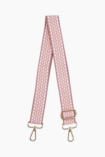 hayden-woven-bag-strap-light-pink-spotted-gold-clip-on-adjustable