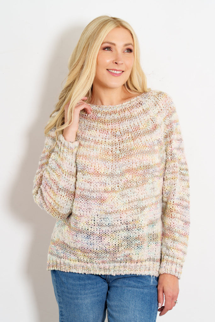 sage-wool-blend-jumper-cream-multi-textured-stripe-knitted