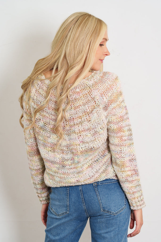 sage-wool-blend-jumper-cream-multi-textured-stripe-rear-view