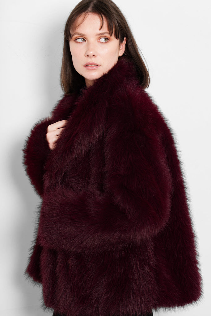 monroe-shawl-collar-jacket-berry-faux-fur-burgundy-fluffy