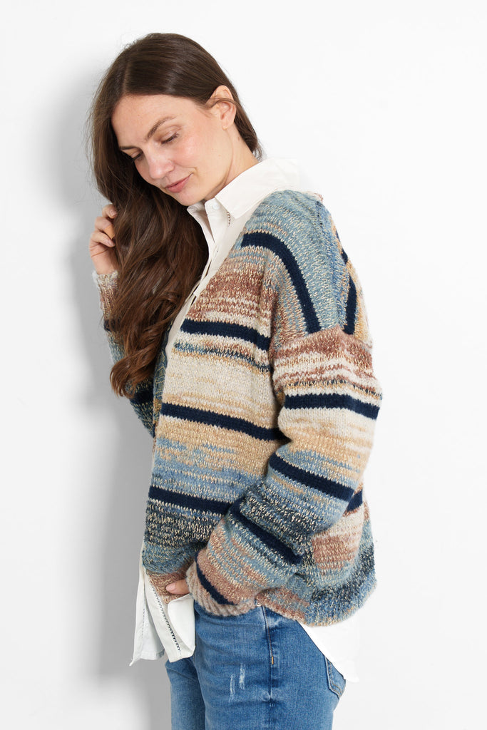 brodie-wool-blend-cardigan-multi-blue-striped-side-view-long-sleeve