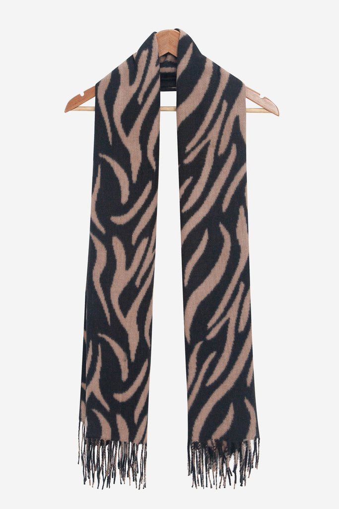 selene-camel-tiger-heavyweight-scarf-draped-length