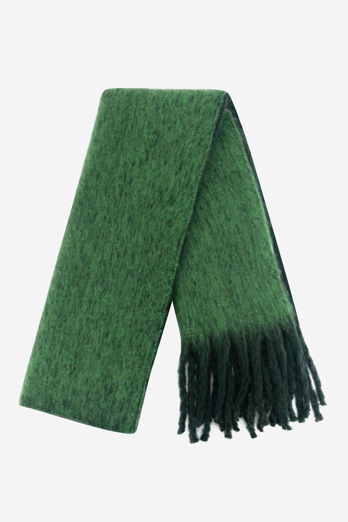 ria-green-colourblock-heavyweight-scarf-folded-tassels