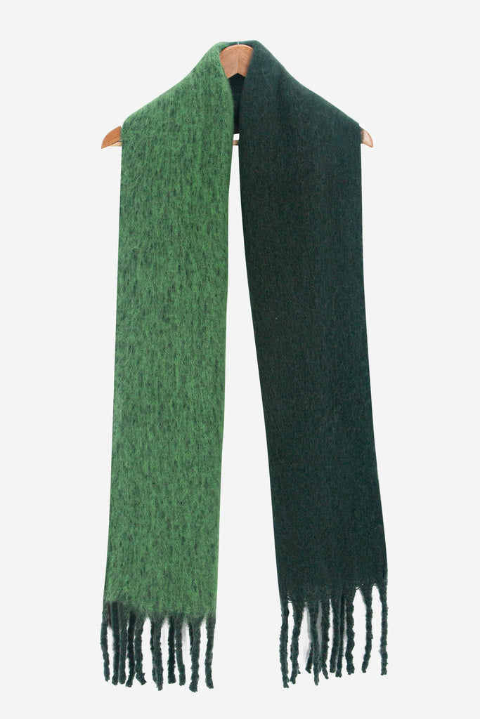 ria-green-colourblock-heavyweight-scarf-draped-two-tone