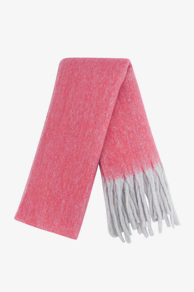 jules-red-colourblock-heavyweight-scarf-folded