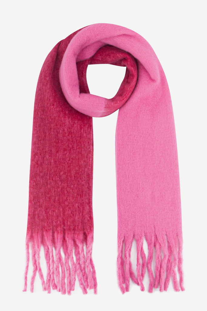 ria-pink-red-colourblock-heavyweight-scarf-two-tone
