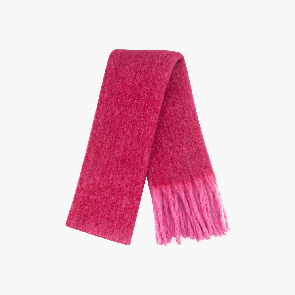 ria-pink-red-colourblock-heavyweight-scarf-folded-tassel-trim