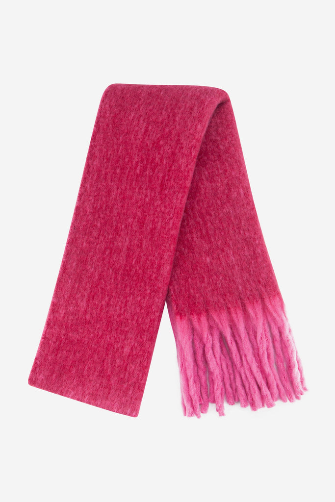 ria-pink-red-colourblock-heavyweight-scarf-folded-tassel-trim