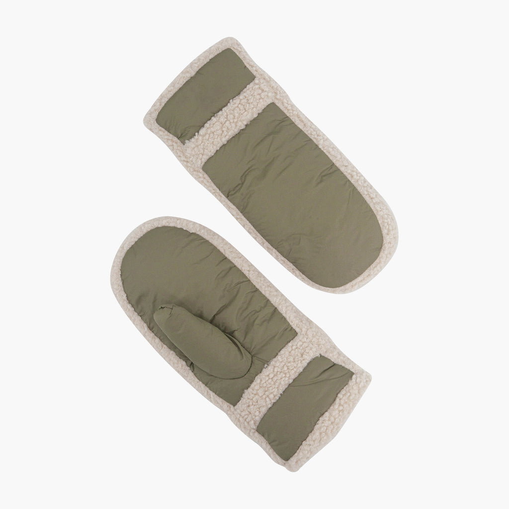 orla-khaki-borg-trim-mittens-winter-gloves
