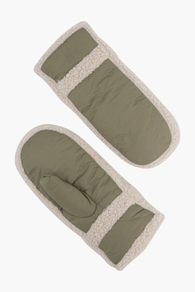 orla-khaki-borg-trim-mittens-winter-gloves
