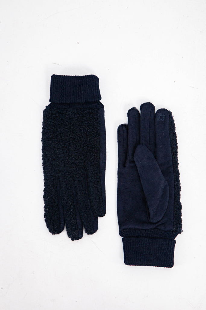 winnie-navy-blue-borg-fleece-gloves-touchscreen-mobile
