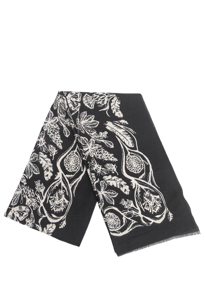darla-black-floral-lightweight-scarf-folded