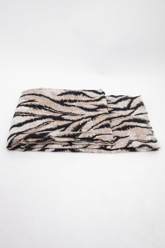 annika-cream-tiger-stripe-lightweight-scarf-folded