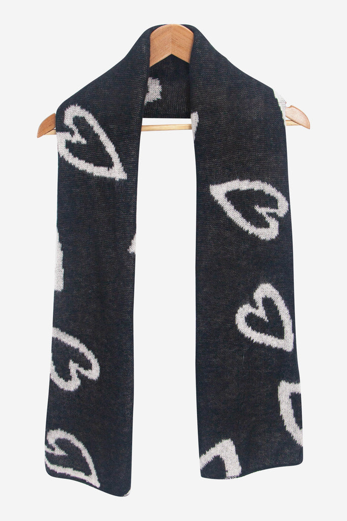 zuri-black-white-sketched-hearts-heavyweight-scarf-draped-long