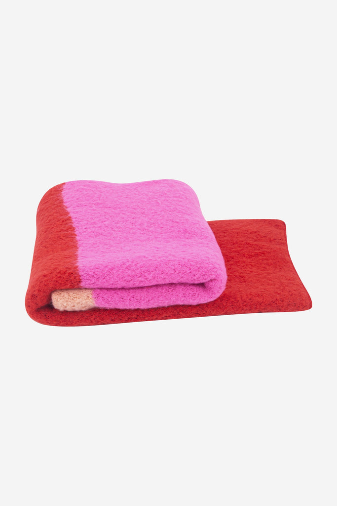aster-pink-red-colourblock-heavyweight-scarf-folded-winter-weight