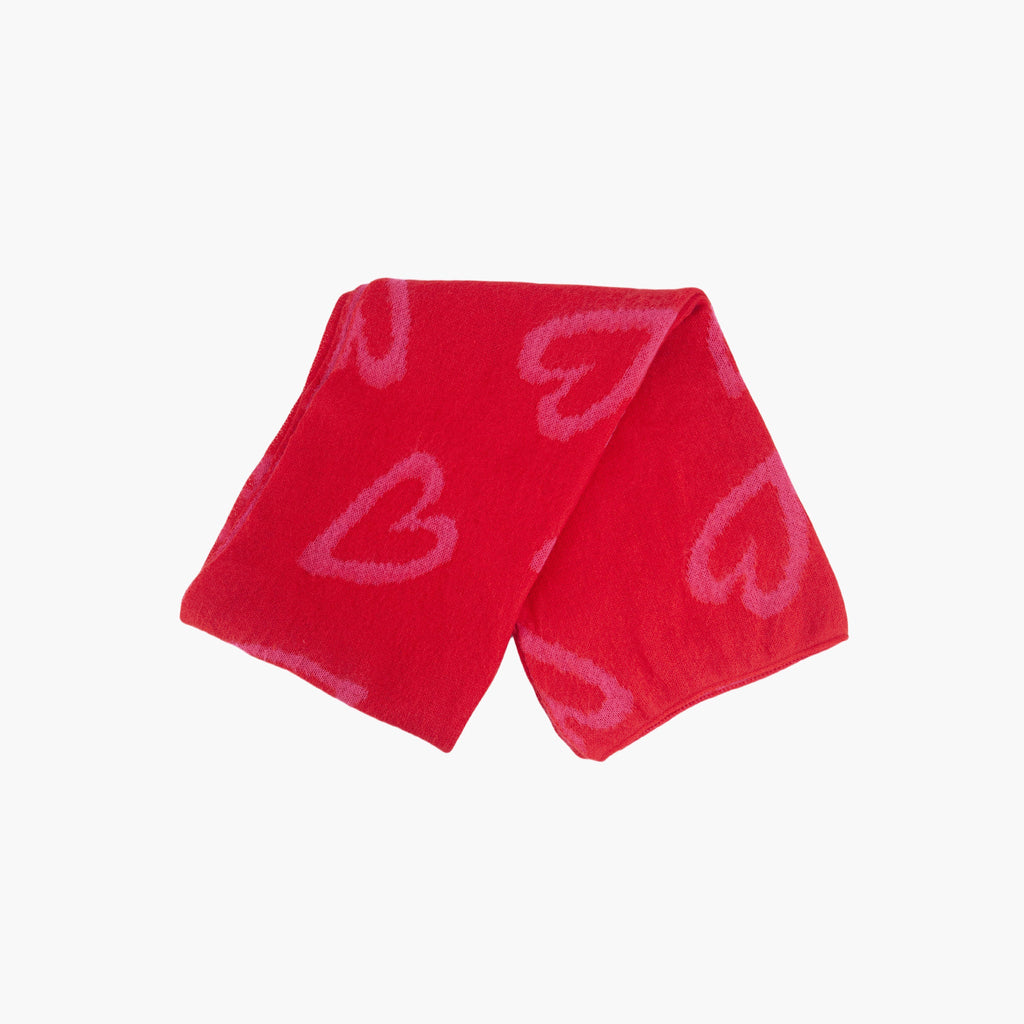 zuri-red-pink-sketched-hearts-heavyweight-scarf-folded