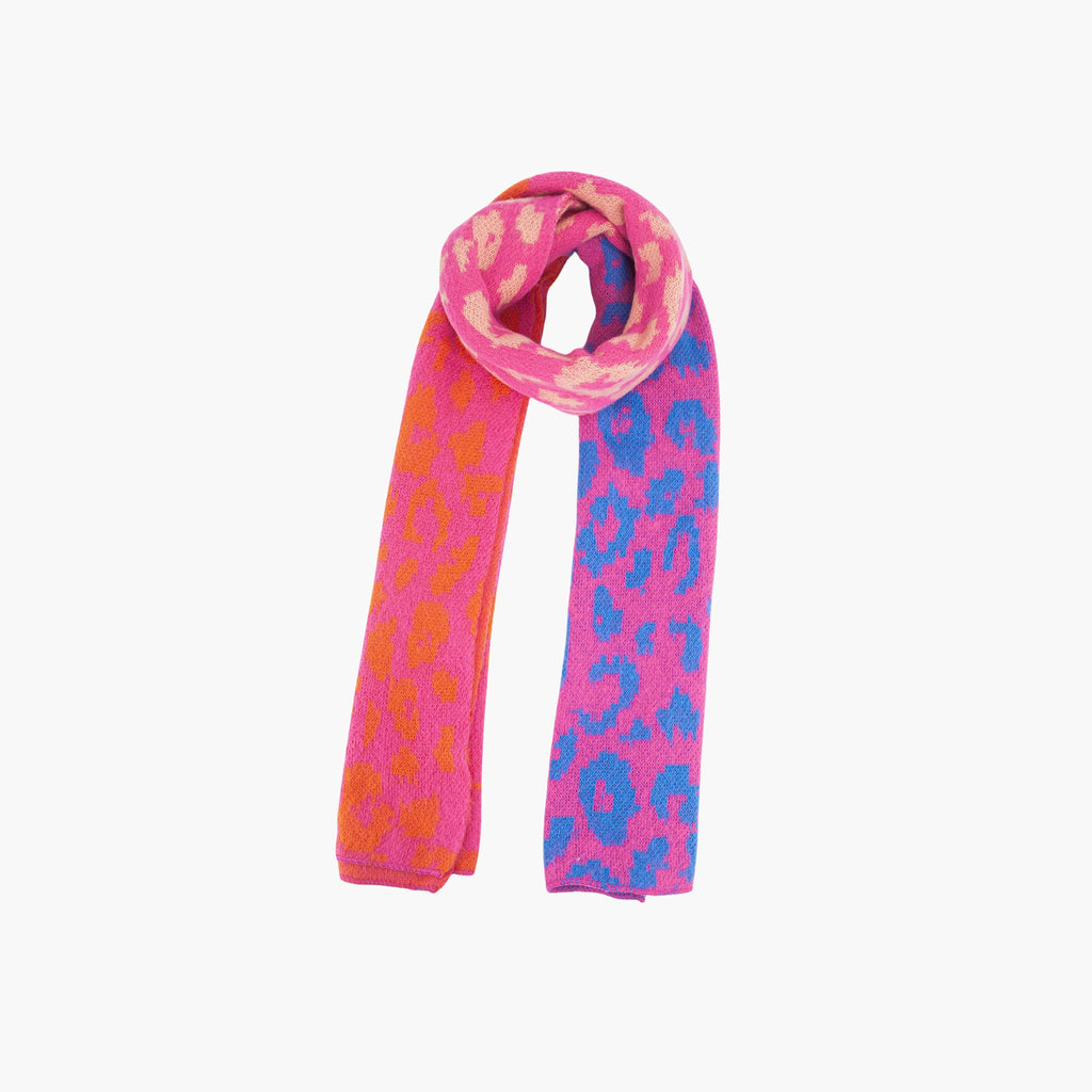 kyra-pink-leopard-heavyweight-scarf-colourful