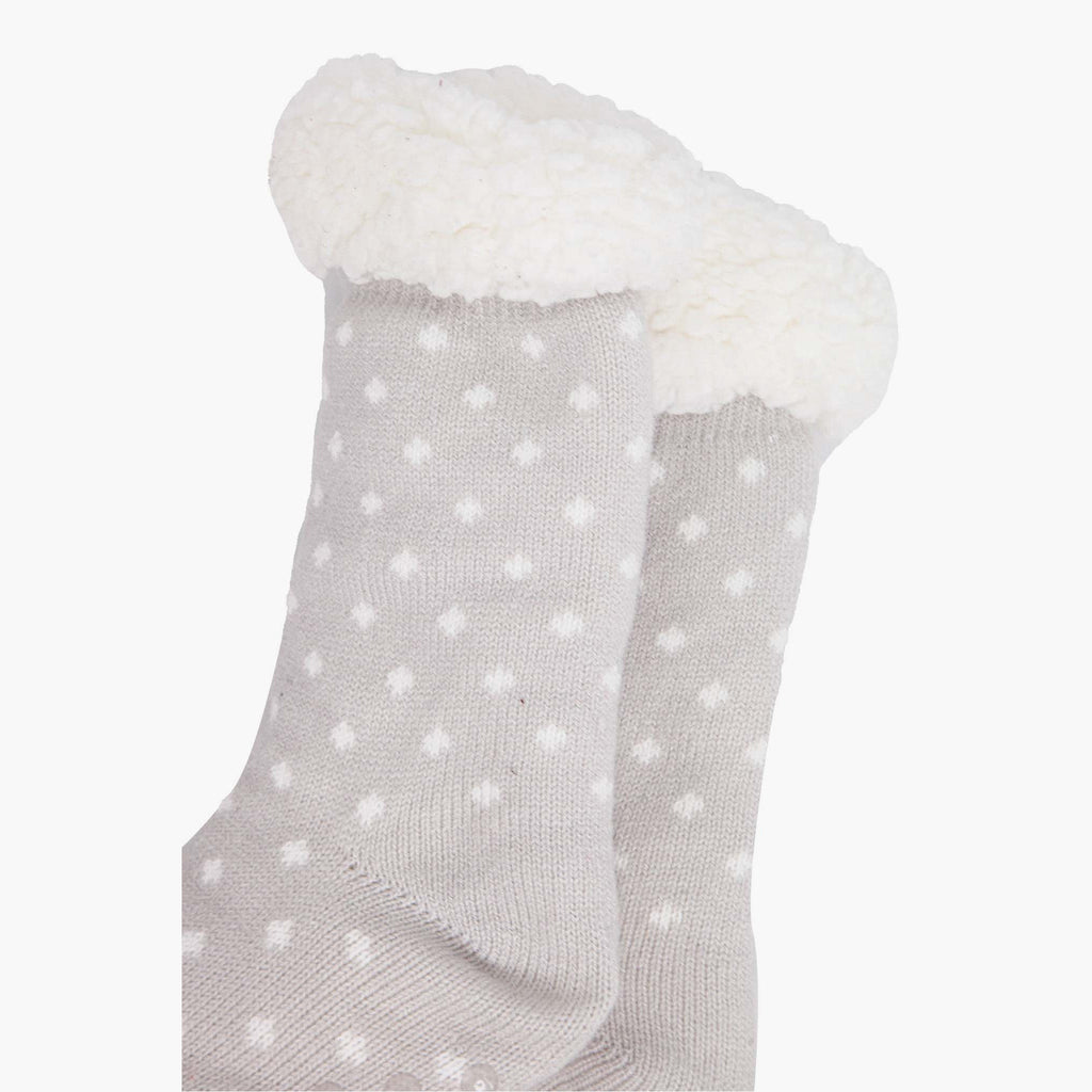 womens-long-slipper-socks-light-grey-spot-close-up-fleecey-lining