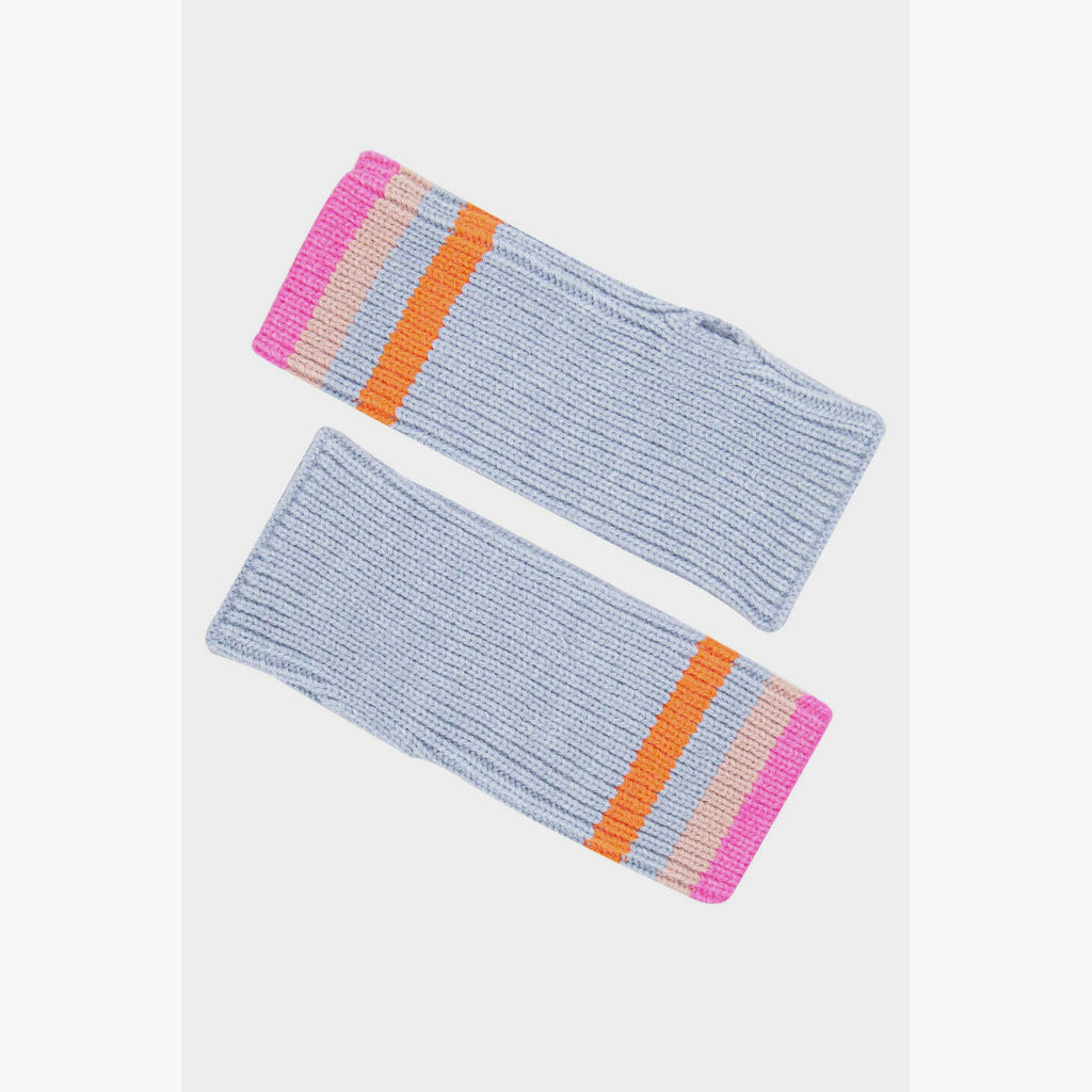 dollie-wrist-warmers-light-blue-rainbow-stripe-laying-flat