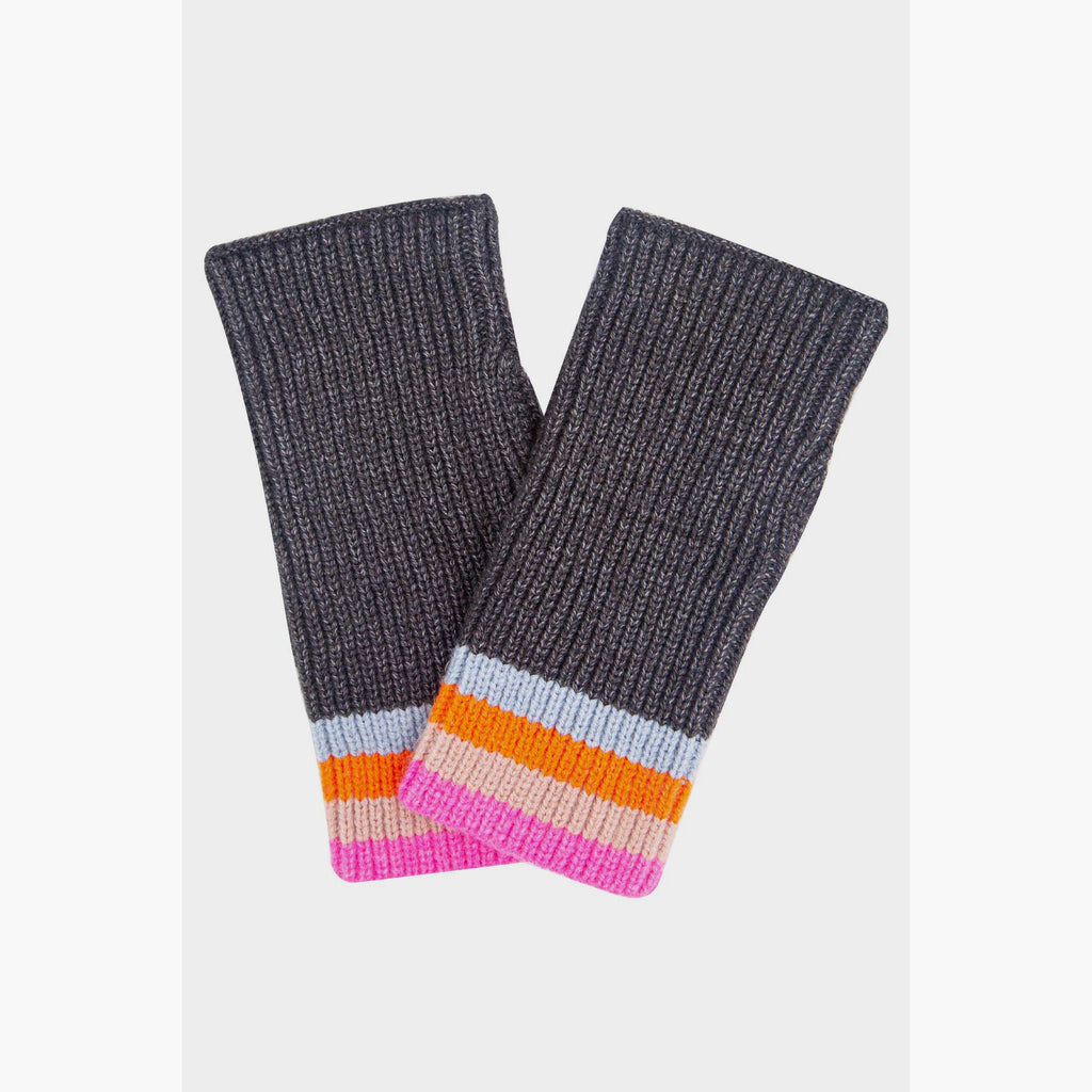 dollie-wrist-warmers-dark-grey-rainbow-stripe-ribbed-knit