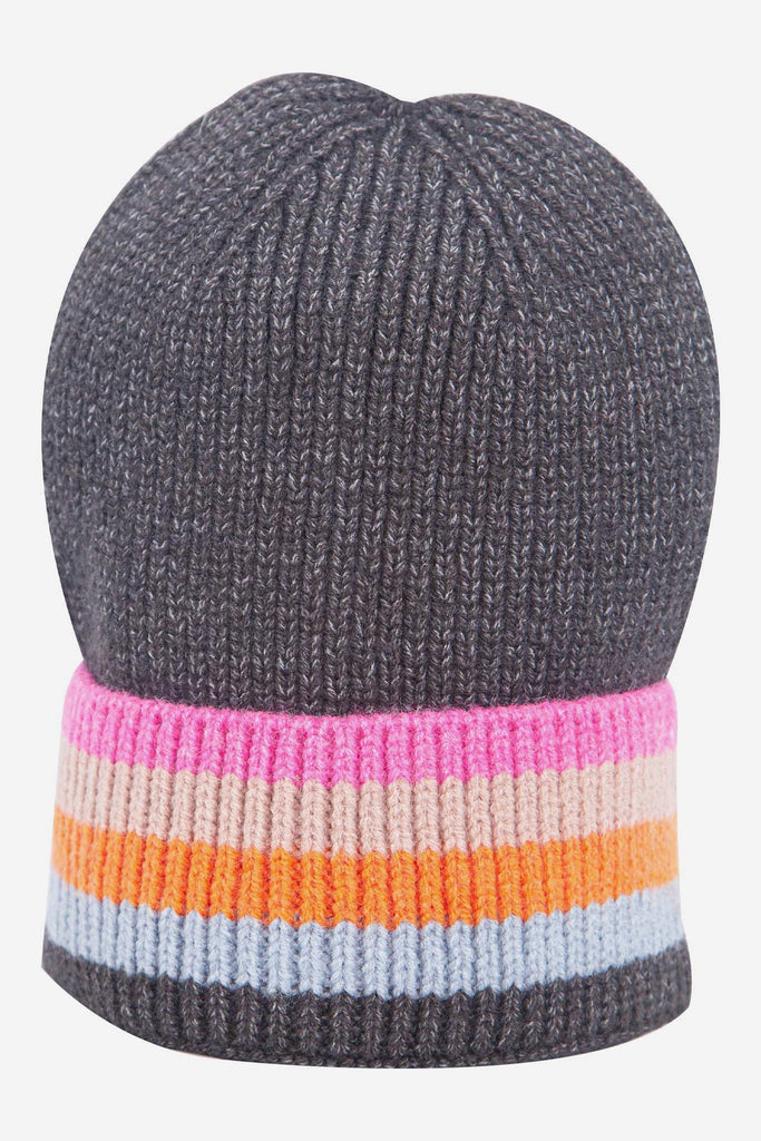 delta-dark-grey-rainbow-stripe-beanie-hat-colourful-rim