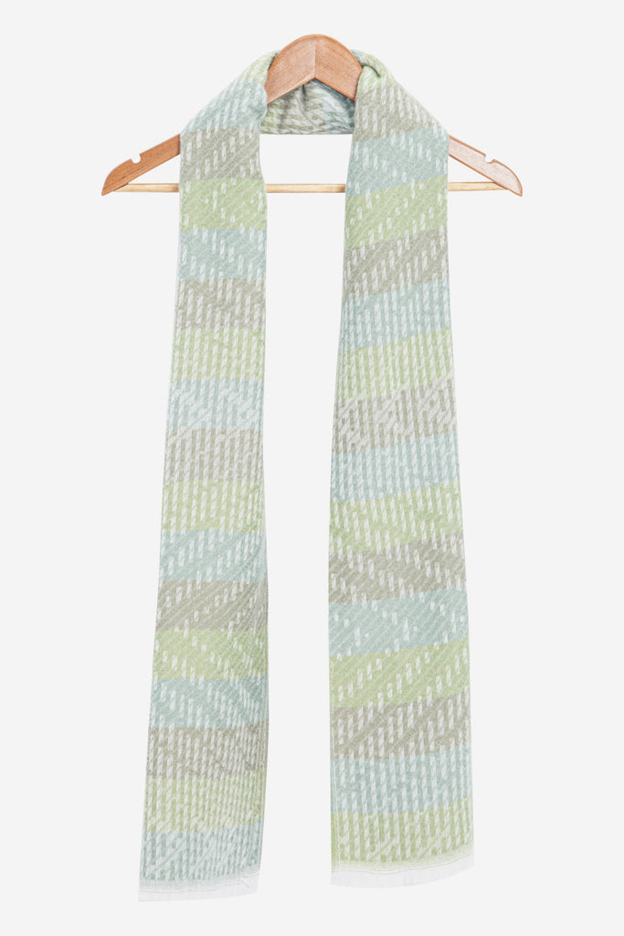 reed-khaki-green-stripe-heavyweight-scarf-draped-long