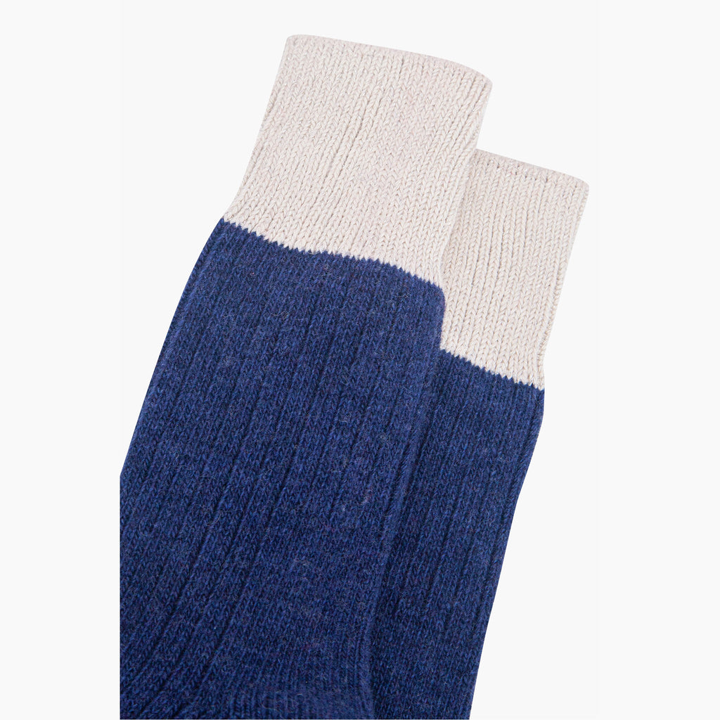 womens-mid-calf-socks-navy-blue-cream-colour-block-close-up-glitter-cuffs