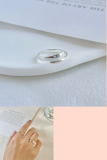 sterling silver spiral ring