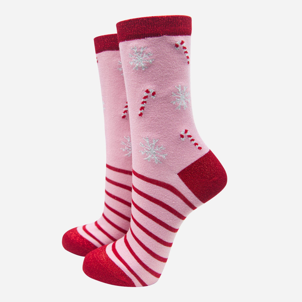 womens-socks-gift-box-cream-christmas-candy-canes
