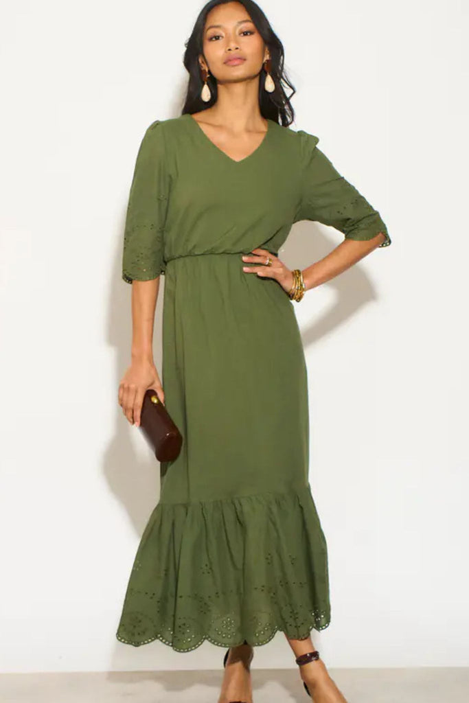 aurelia-cotton-fit-flare-midaxi-dress-khaki-broderie-anglaise-4