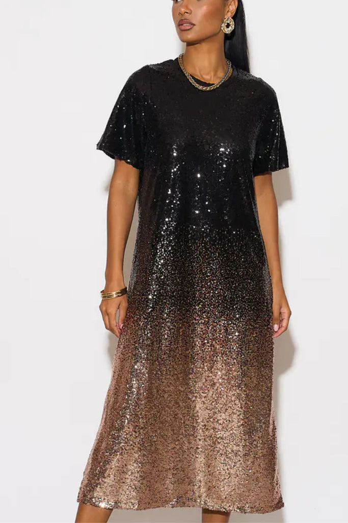 celeste-midaxi-t-shirt-dress-black-bronze-sequin-6
