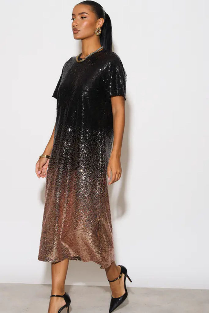 celeste-midaxi-t-shirt-dress-black-bronze-sequin-1