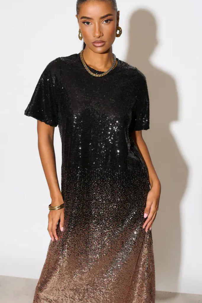 celeste-midaxi-t-shirt-dress-black-bronze-sequin-5