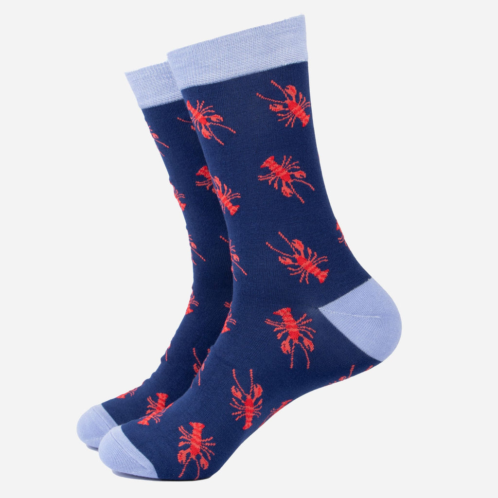 mens-socks-gift-box-blue-lobsters-red