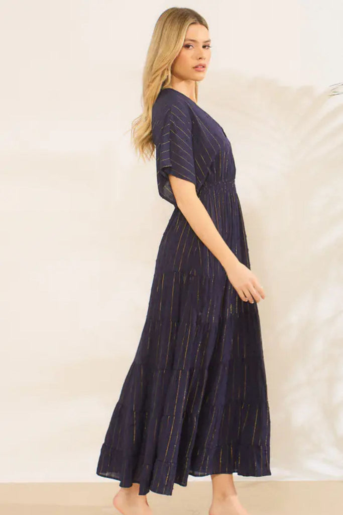 sienna-maxi-kaftan-dress-navy-blue-gold-metallic-stripe-3