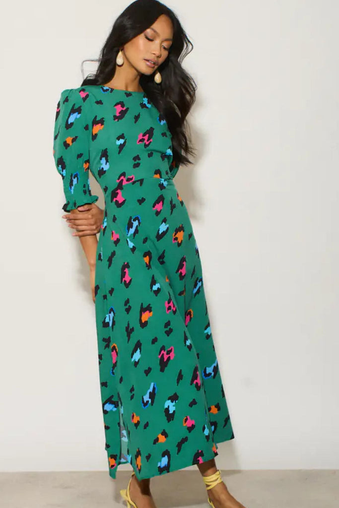 hazel-midi-tea-dress-green-large-leopard-print-4