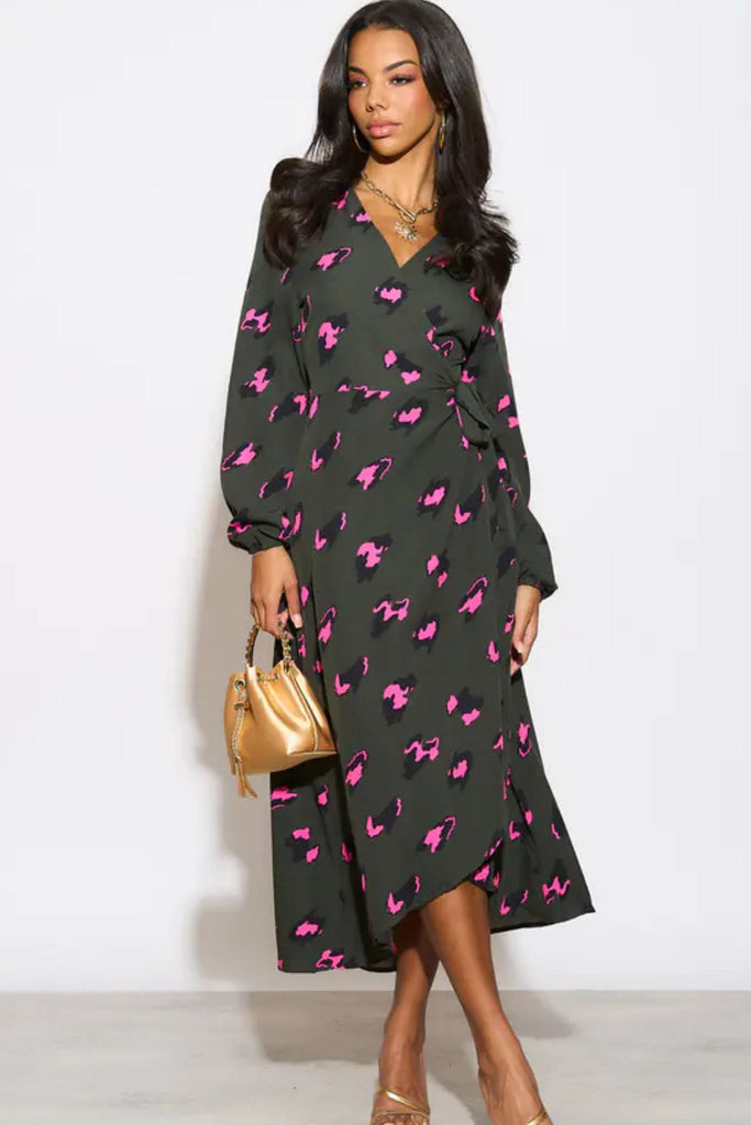 parker-long-sleeve-midi-wrap-dress-khaki-pink-leopard-3