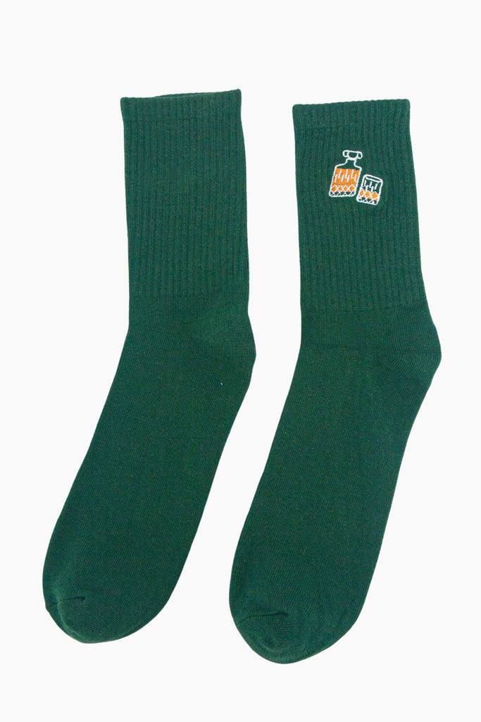 mens-embroidered-whisky-cotton-socks-3-pack-green