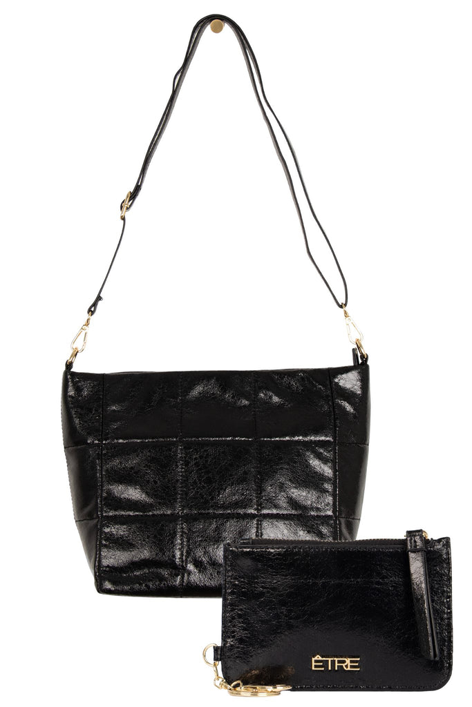 black-metallic-faux-leather-crossbody-bag-card-holder-2-piece-set-wallet