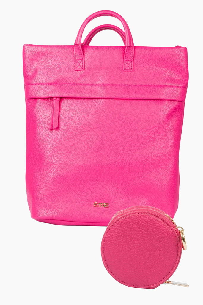 pink-backpack-coin-purse-travel-set-2-piece-wallet-rucksack