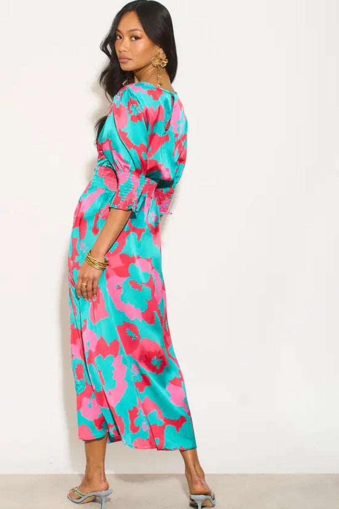 hazel-midi-tea-dress-turquoise-hot-pink-floral-print-6