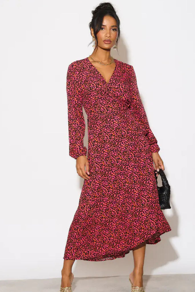 parker-long-sleeve-midi-wrap-dress-fuchsia-abstract-spot-1