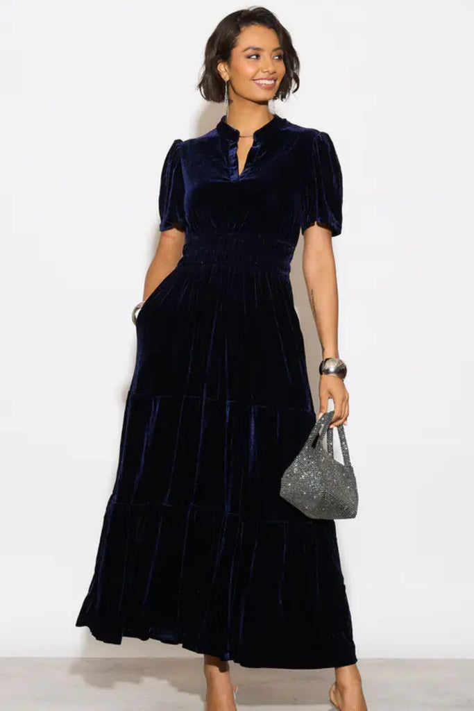 roxy-tiered-maxi-dress-navy-blue-velvet-1
